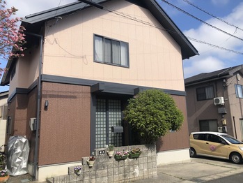 「駐車場の拡幅と合わせて外壁塗装をしました」外壁塗装　松江市S様邸